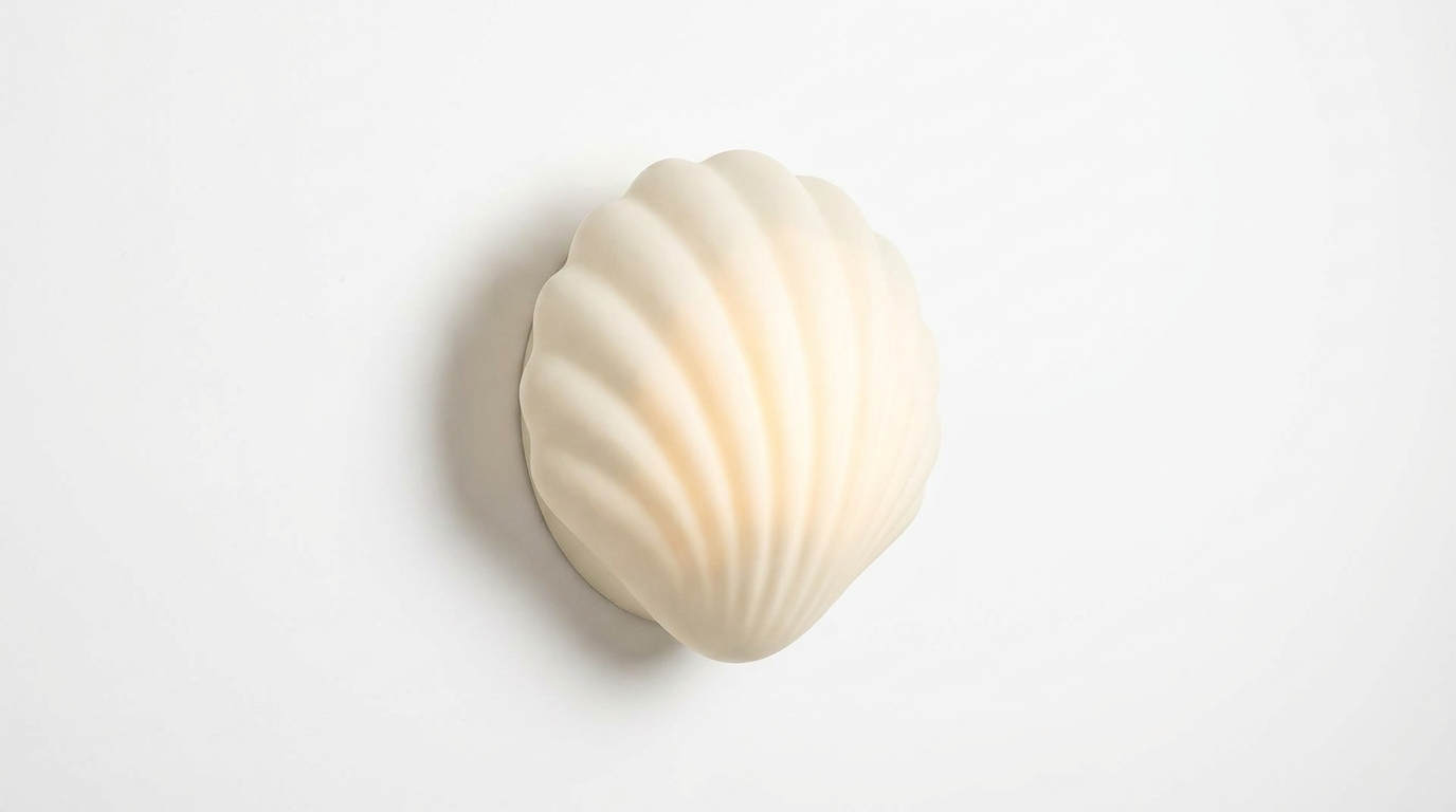 Selka Scallop Nordic Resin Wall Lamp
