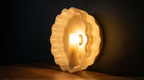 Selka Scallop Nordic Resin Wall Lamp