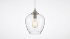 Elva Modern Glass Pendant Light