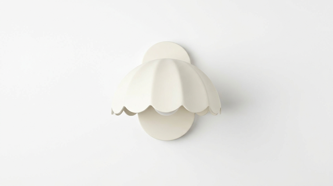 Selka Scallop Nordic Resin Wall Lamp