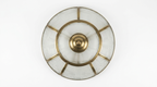 Aurelio Art Deco Vintage Glass Ceiling Light
