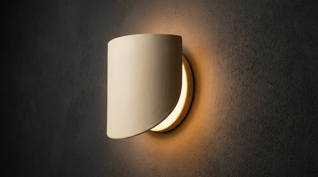 Makki Modern Ceramic Minimalist Wall Lamp