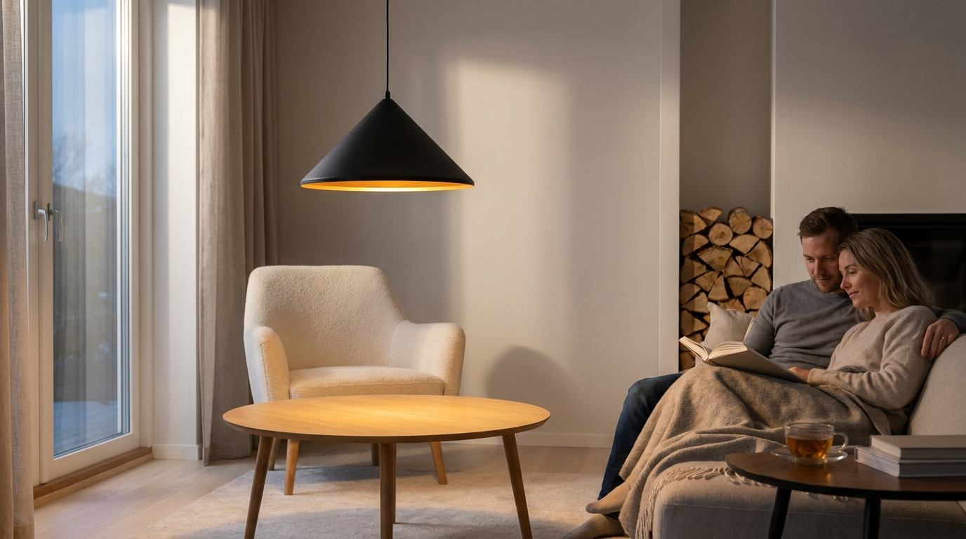 Anitra Nordic Cone Metal Pendant Light