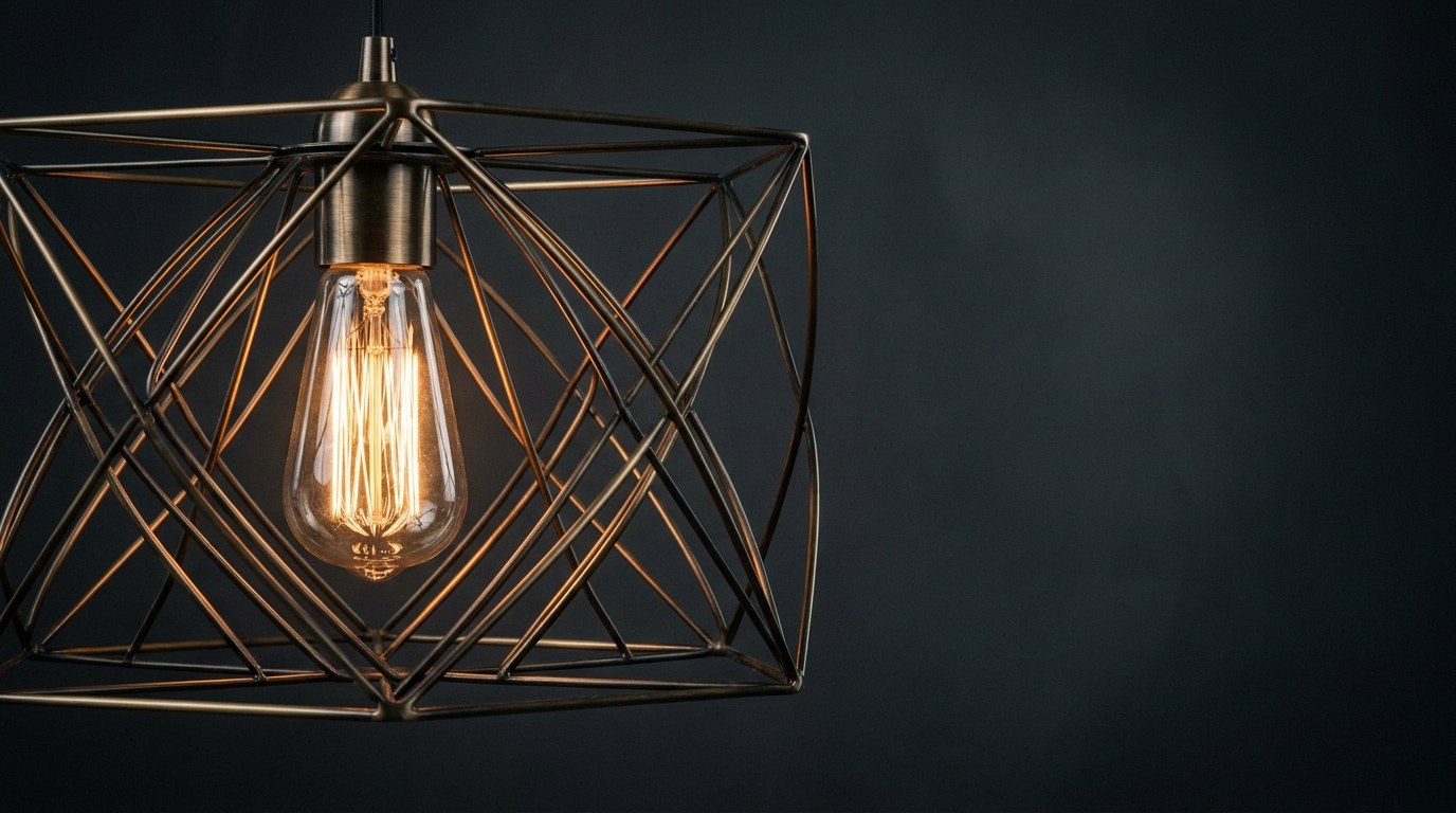 Atria Geometry Nordic Metal Pendant Light