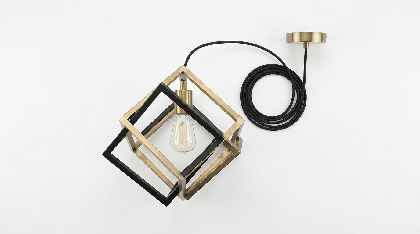 Atria Geometry Nordic Metal Pendant Light