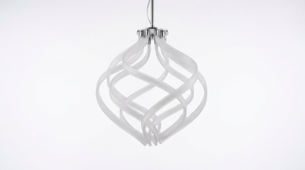 Nordic Spiral Acrylic Chandelier