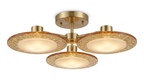 Lilith Retro Resin Semi Flush Mount Ceiling Light