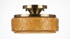 Lilith Retro Resin Semi Flush Mount Ceiling Light