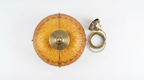 Lilith Retro Resin Semi Flush Mount Ceiling Light