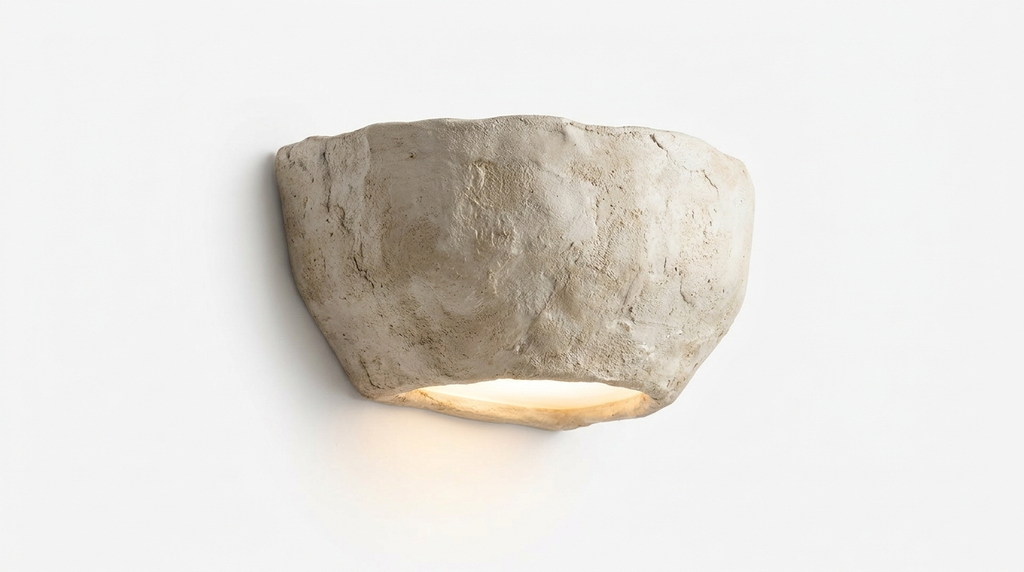 Shellora Wabi-Sabi Plaster Wall Light