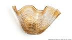 Retro Murano Water Ripple Glass Wall Light