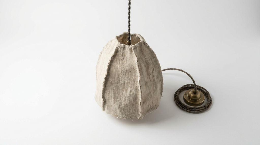 Elysia Wabi Sabi Fabric Pendant Light