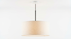 Beatrix Modern Linen Pendant Light