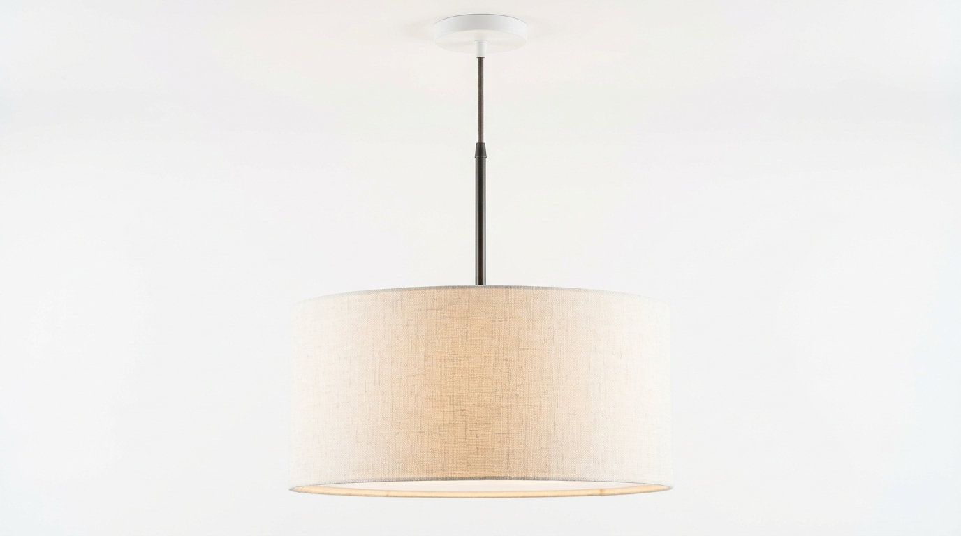 Beatrix Modern Linen Pendant Light