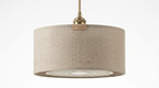 Beatrix Modern Linen Pendant Light