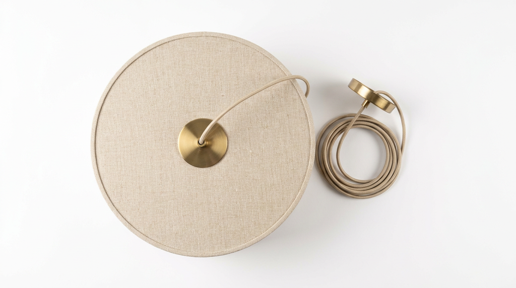 Beatrix Modern Linen Pendant Light