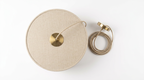 Beatrix Modern Linen Pendant Light