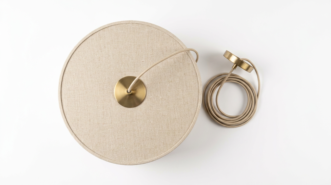 Beatrix Modern Linen Pendant Light