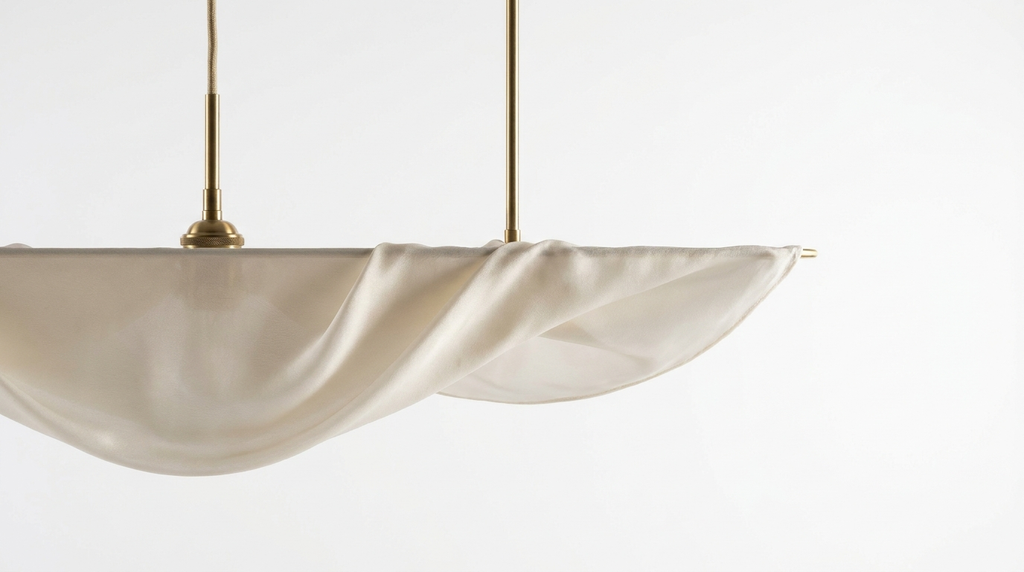 Eleonora Minimalist Silk Pendant Light