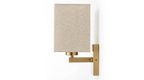 Solara Modern Fabric Wall Light
