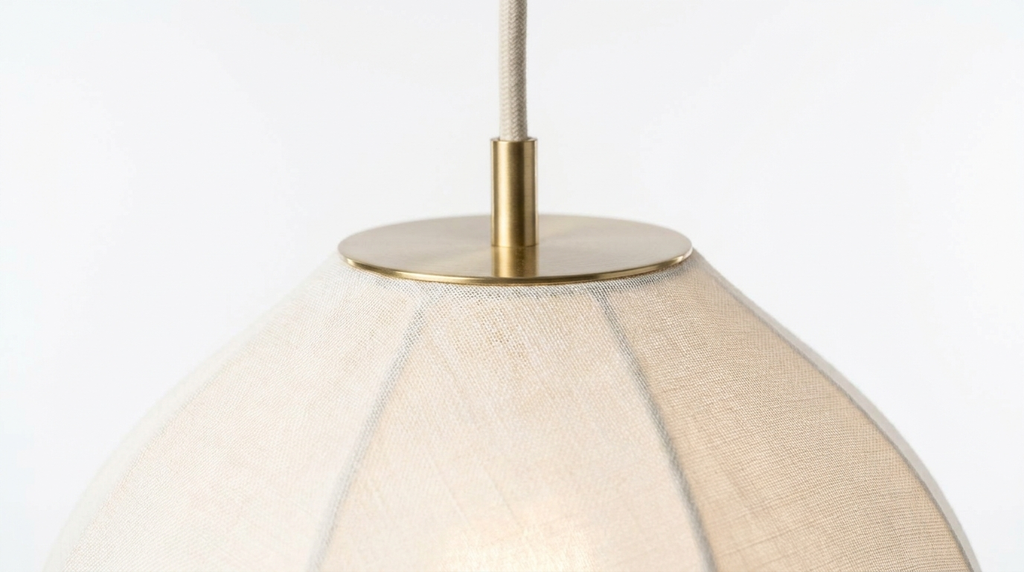 Eleonora Minimalist Silk Pendant Light
