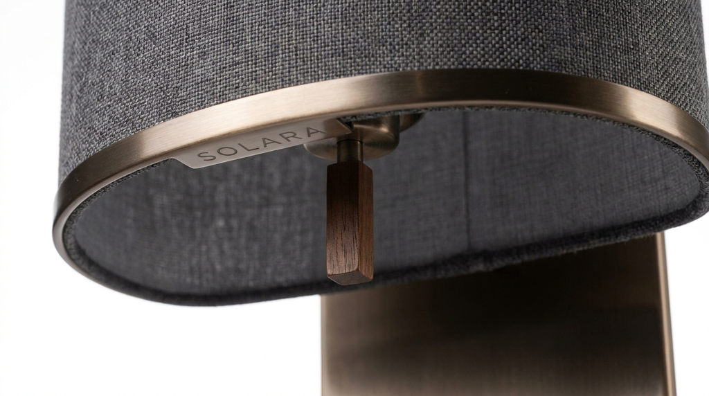Solara Modern Fabric Wall Light
