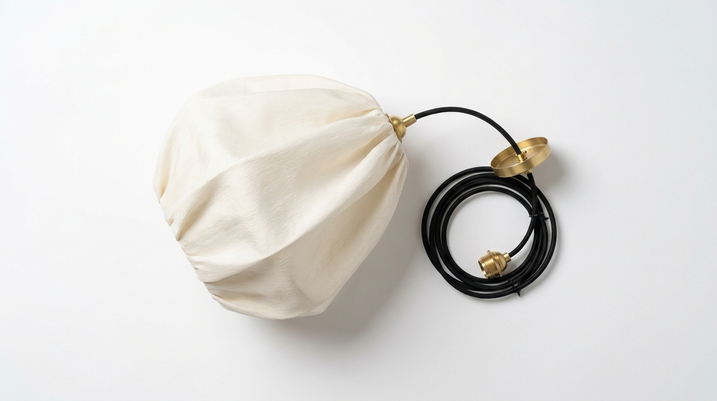 Eleonora Minimalist Silk Pendant Light