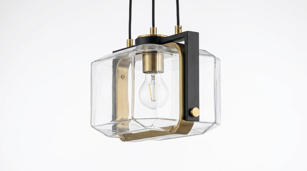 Aurelia Modern Bauhaus Glass Pendant Light