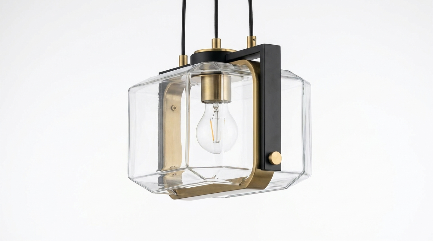 Aurelia Modern Bauhaus Glass Pendant Light