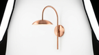 Eury Minimalist Copper Wall Light