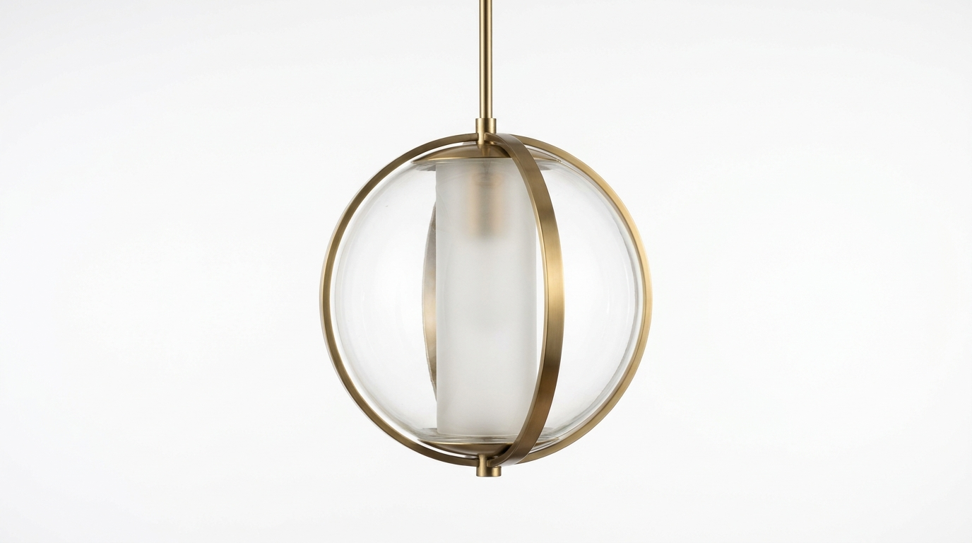 Aurelia Modern Bauhaus Glass Pendant Light