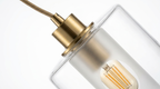 Aurelia Modern Bauhaus Glass Pendant Light