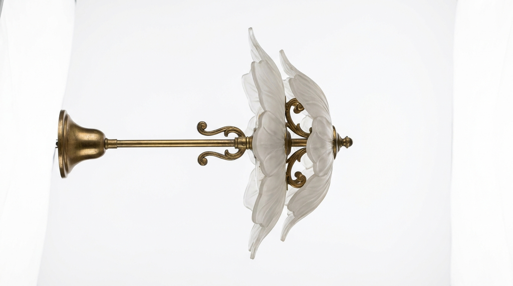 Fleur Petal French Vintage Acrylic Ceiling Light