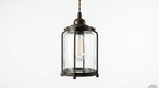 Industrial Vintage Iron Glass Jar Pendant Light