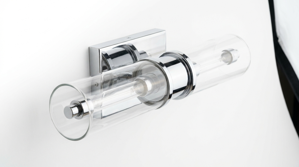 Averin Modern Glass Double Tube Wall Light