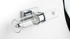 Averin Modern Glass Double Tube Wall Light