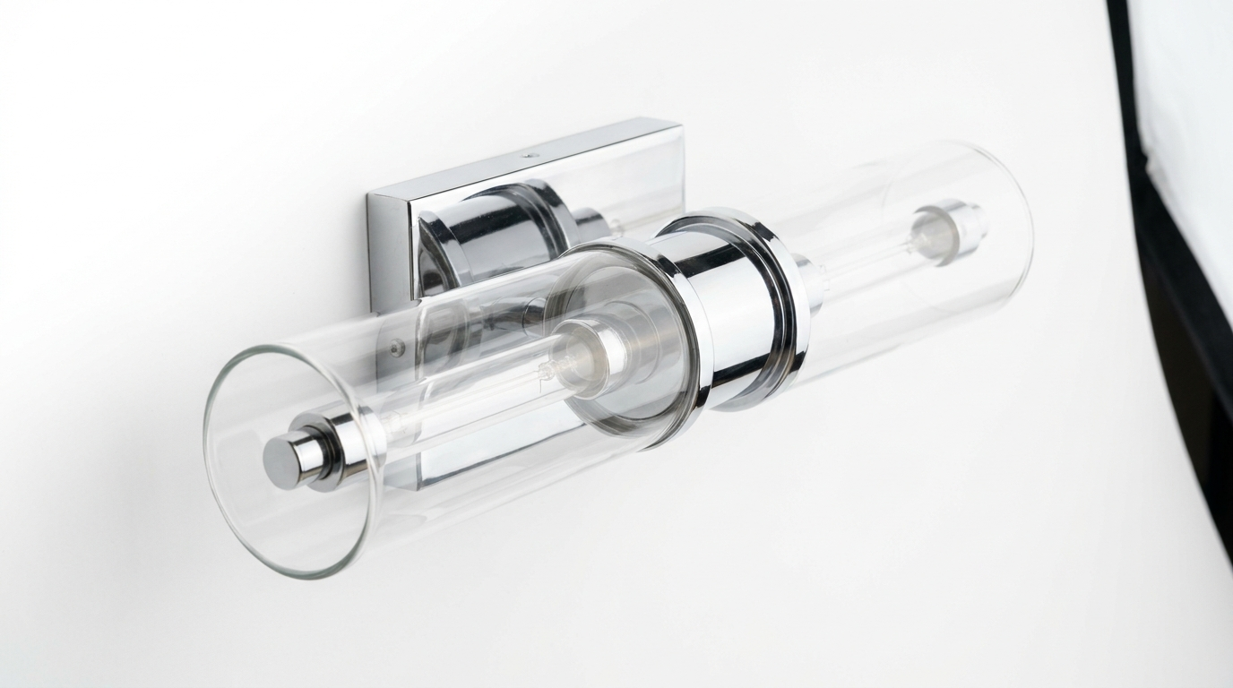 Averin Modern Glass Double Tube Wall Light