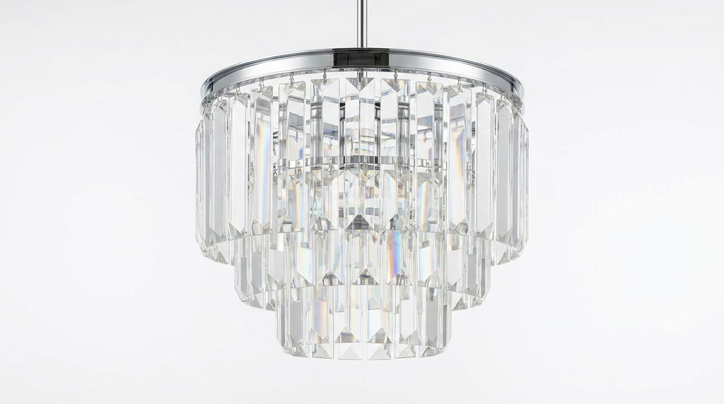 Aurora Luxe Modern Crystal Glass Pendant Light