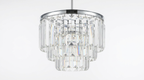 Aurora Luxe Modern Crystal Glass Pendant Light