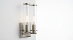 Averin Modern Glass Double Tube Wall Light
