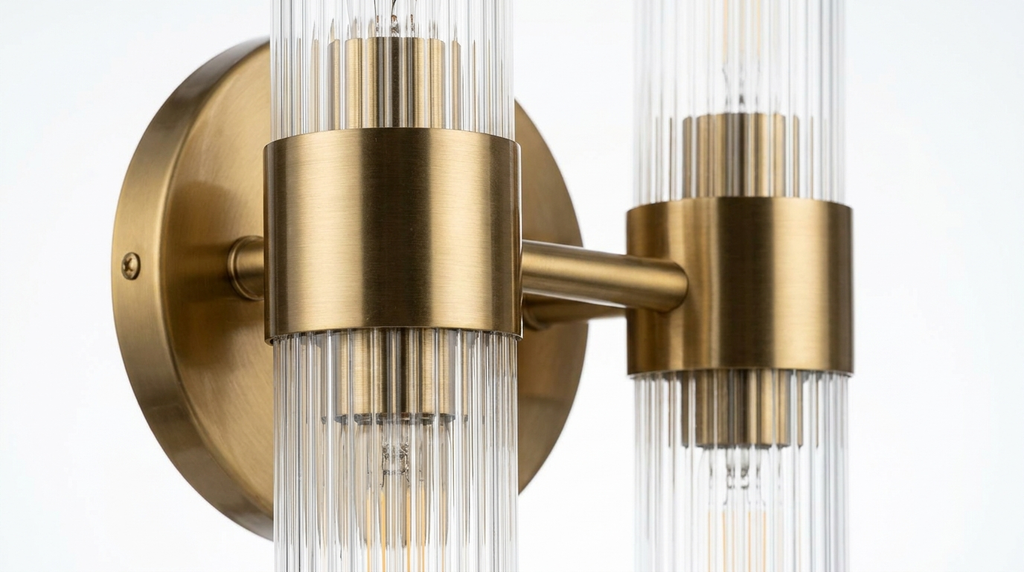 Averin Modern Glass Double Tube Wall Light