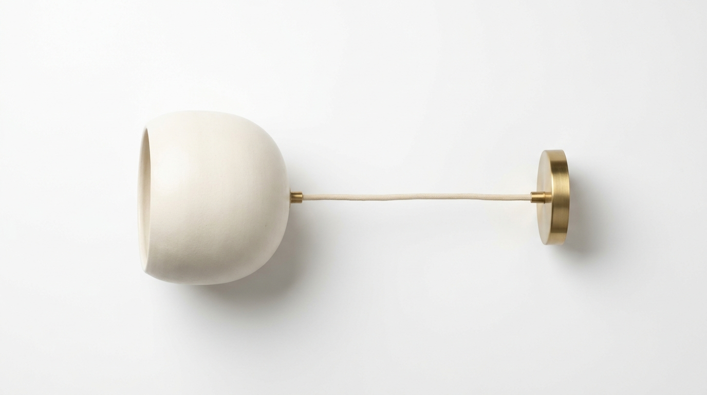 Arden Ivory Modern Porcelain Pendant Light