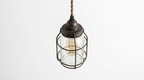 Industrial Vintage Iron Glass Jar Pendant Light