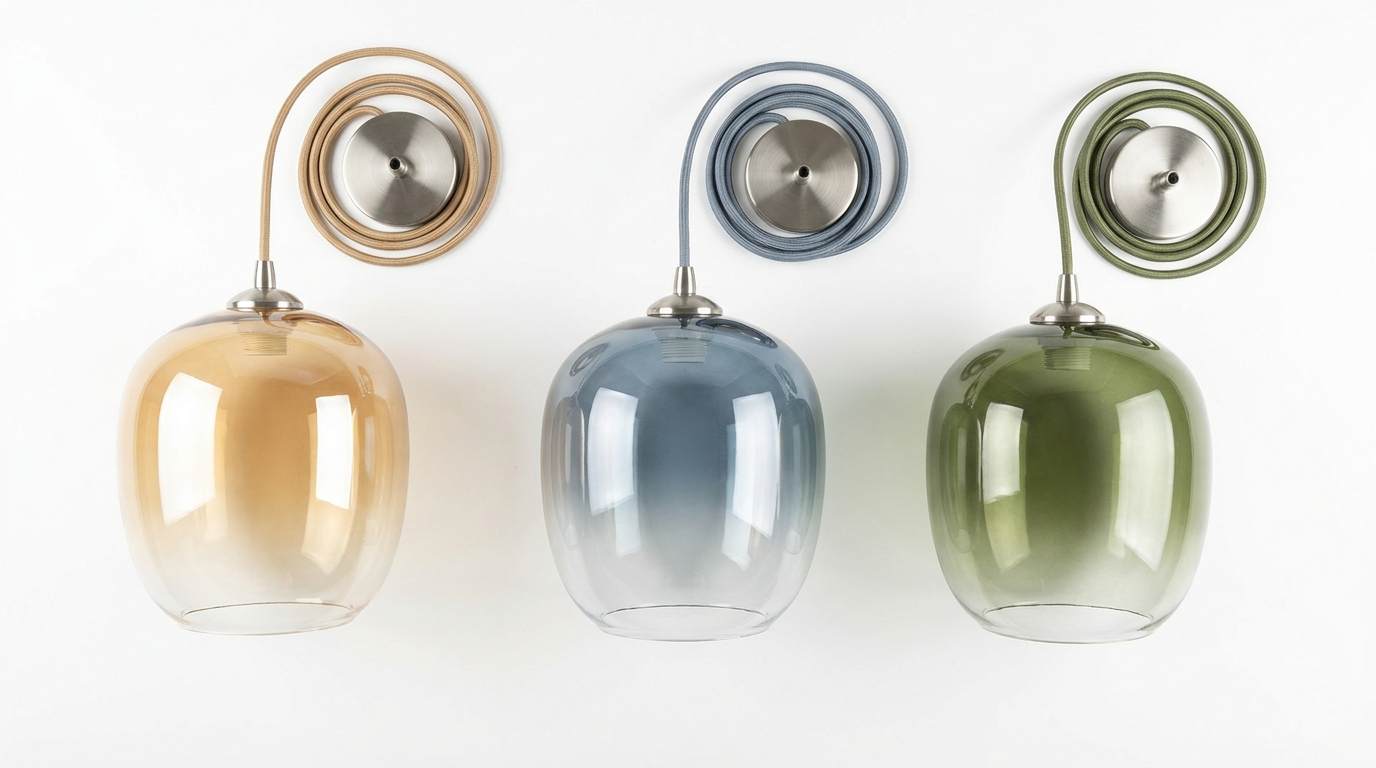 Elaris Modern Gradient Glass Pendant Light