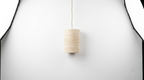 Solenne Minimalist Travertine Pendant Light