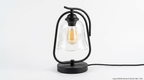 Bell Orchid Nordic Iron Glass Flower Table Light