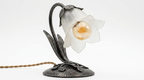 Bell Orchid Nordic Iron Glass Flower Table Light