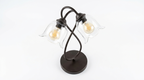 Bell Orchid Nordic Iron Glass Flower Table Light