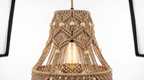 Boho Style Hemp Rope Ulima Pendant Light