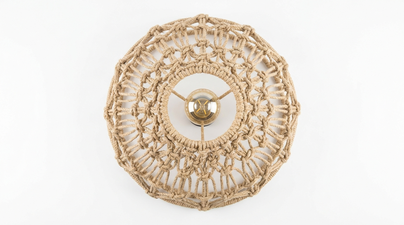 Boho Style Hemp Rope Ulima Pendant Light